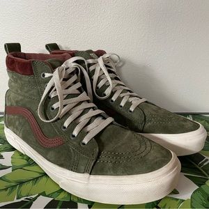 Sk8-Hi MTE Legendary Deep Lichen Green-root Beer Men’s Vans Weather resistant